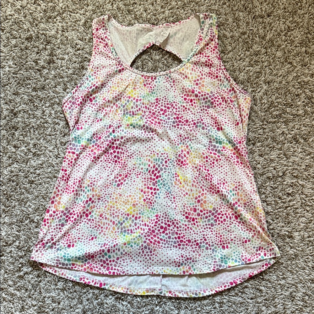 Colorful Polka Dot Activewear Tank